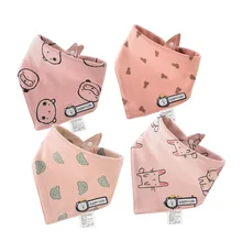 

New Baby Saliva Towel Baby Triangle Towel Children Cartoon Bib Bib Eat Pocket Baby and Baby Products Burp Cloth Bibs for Babies