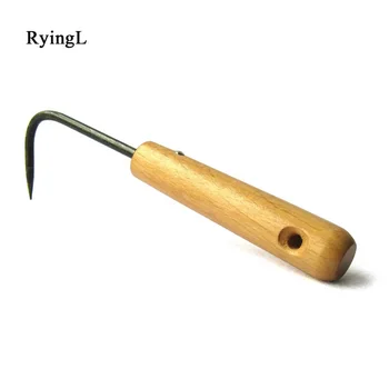 

Bonsai tools hook wooden handle carbon steel hook robust very firm and durable