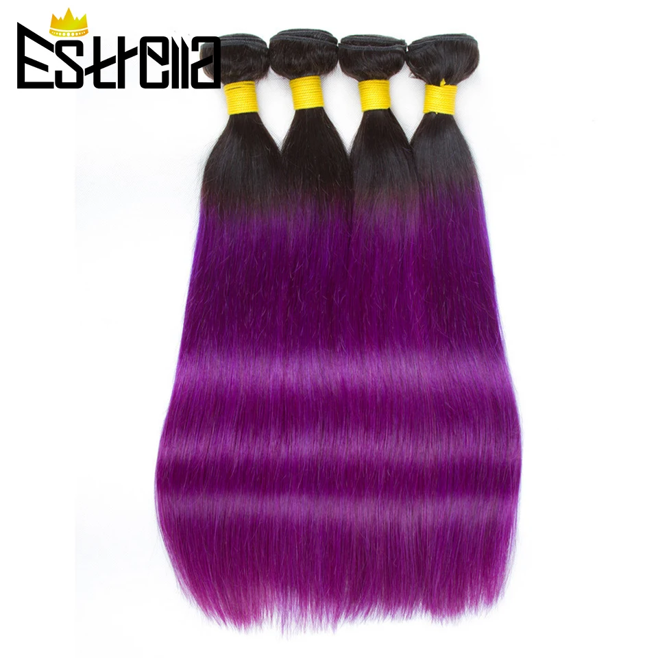 pacotes t1b cabelo roxo pré colorido pacotes