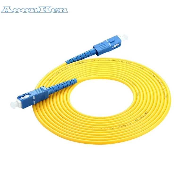 

SC to SC FC to FC LC to LC ST to ST UPC Fiber Patch Cord Jumper Cable SM Simplex Single Mode Optic for Network 3m 5m 10m