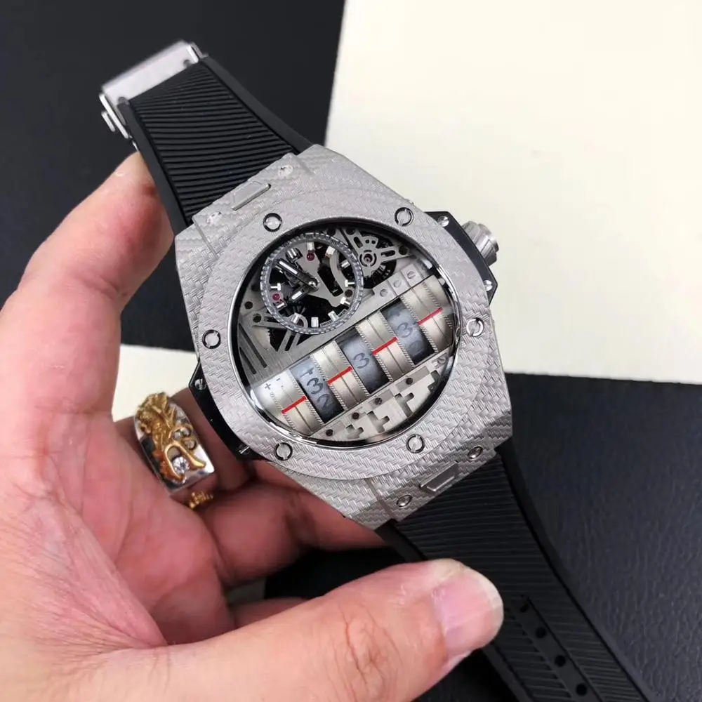 WG0949 мужские часы лучший бренд для подиума роскошные европейские дизайнерские кварцевые наручные часы - Цвет: Серебристый
