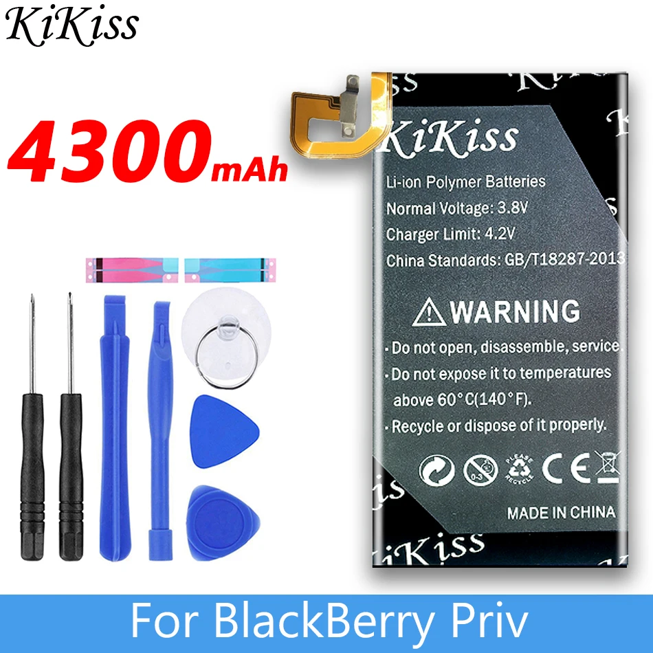 Аккумулятор KiKiss 4300 мАч BAT-60122-003 для BlackBerry Priv высококачественные Мобильный телефон