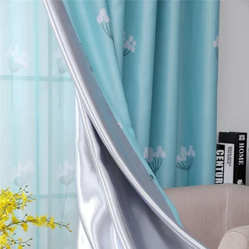 

Modern Blackout Curtains For Living Room Bedroom Dandelion Print Kid Curtain For Window Blinds Drapes Finished Windows Curtains