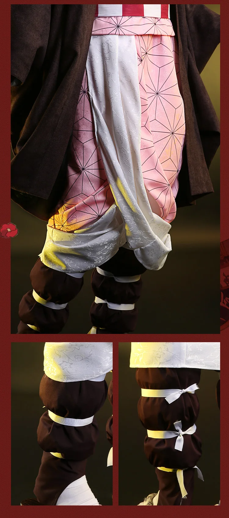 Горячая Распродажа Аниме Косплей Костюм демон убийца Kimetsu no Yaiba Kamado Nezuko Кимоно костюмы на Хэллоуин для женщин