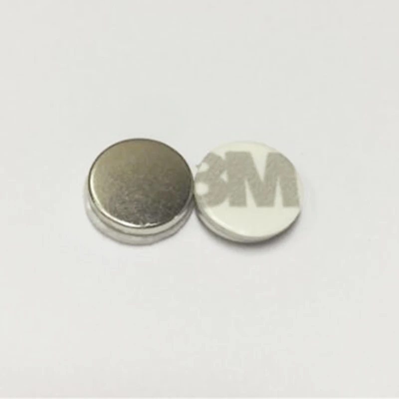 30 шт. dia10x2mm Редкоземельные неодимовые сильные постоянные магниты при контакте с клейкой лентой 3M