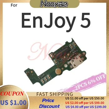 

For Huawei Enjoy 5 USB Dock Charger Port USB Charging Connector Connect Plug Flex Cable Microphone Board +tracking