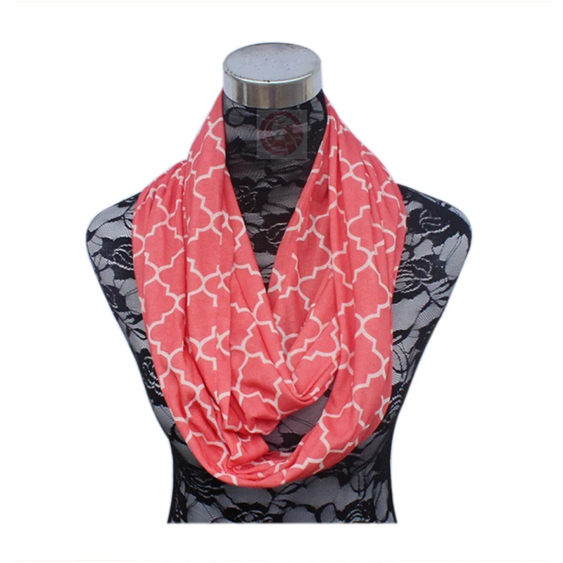 Портативный Женский шарф с карманом Бесконечность подходит ко всему путешествия