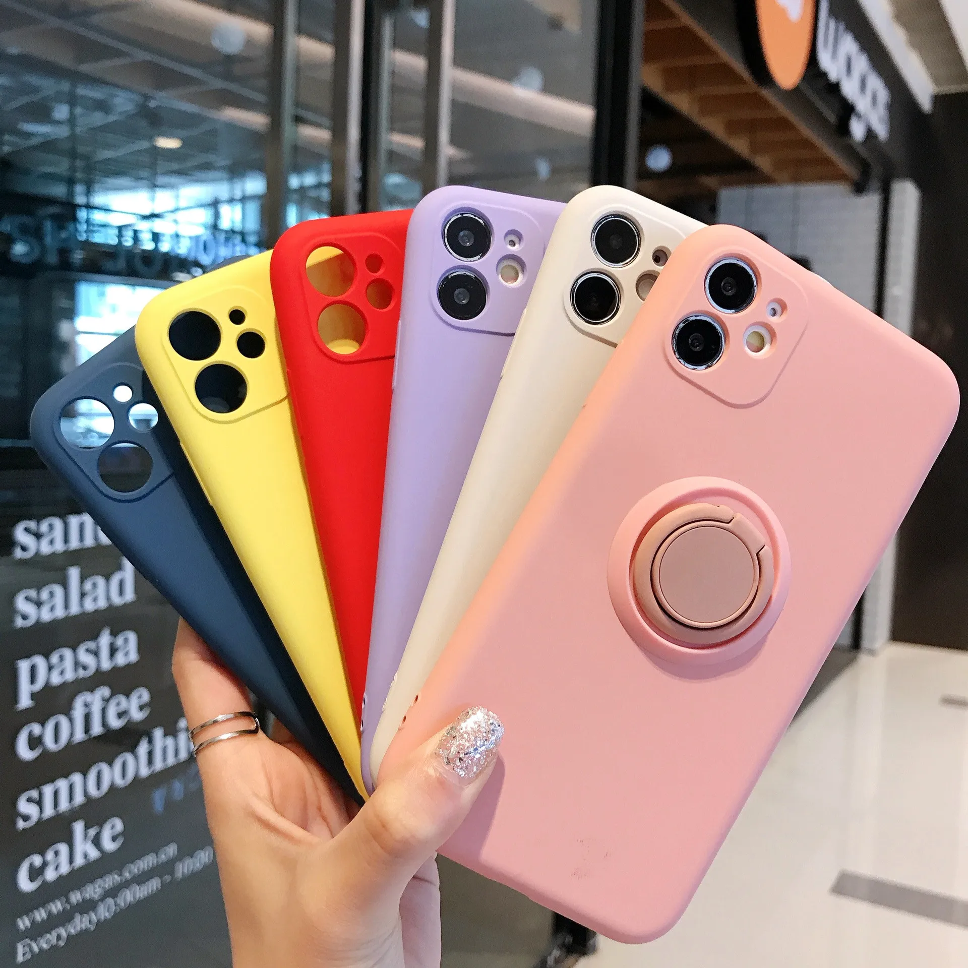 Подходит для iphone11 мобильный телефон чехол жидкий силиконовый держатель защитный