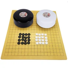 Weiqi – vieux jeu de société chinois, jeu de dames Go, en plastique, pièce d'échecs, de famille, adapté aux amoureux débutants
