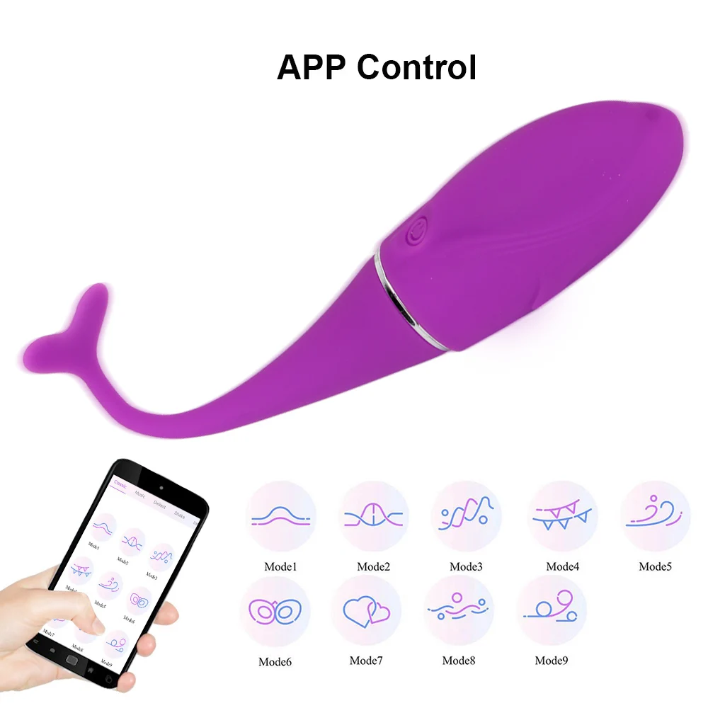 Dolphin Vibrator Mit Bluetooth App Steuerung Für Damen_voghion.com