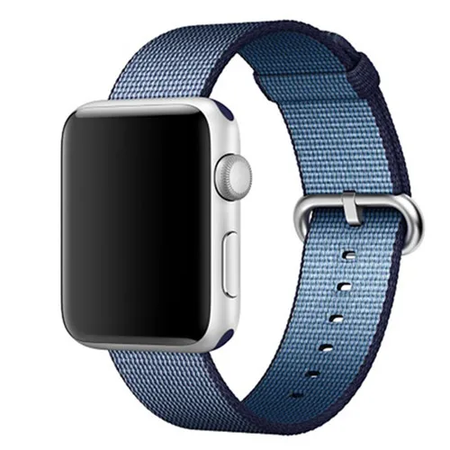 Nato Strap for Apple Watch Band pulseira apple watch 5 4 3 44mm 40mm correa Woven Nylon iwatch band 42mm 38mmBracelet belt - Цвет ремешка: 20