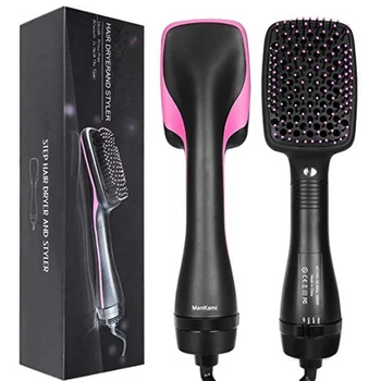 

Hot Air Dryer Brush One Step Hair Dryer and Volumizer Home Electric Hair Iron Blow Dryer Hair Straightener Curler Comb Styler