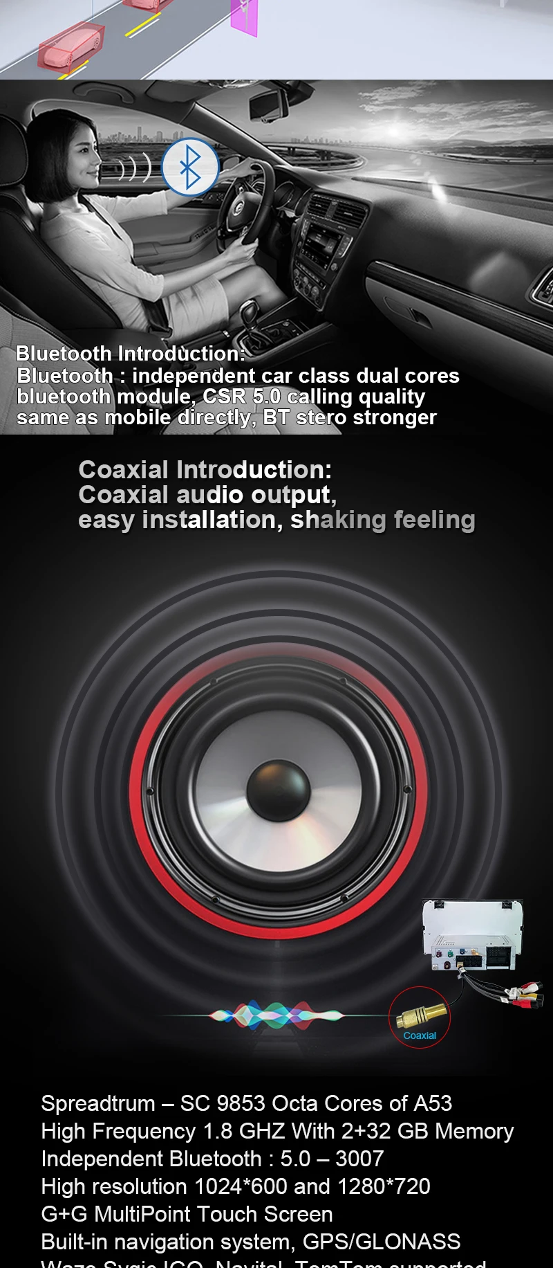 Cheap Car Multimedia player 1 Din Android 8.1Car DVD For VW/Volkswage Skoda Kodiaq/KAROQ 2016-2018 9"4G/32G/64G touch screen Car Radio 9