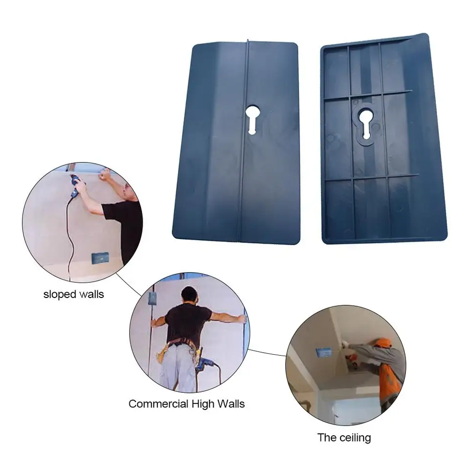 SHIYUE Drywall Fitting Tool Fitting Ceiling Drywall 2Pcs Positioning Plate Supports The Board in Place While Installing Red/Blue Plastic Drywall Plastic mounting Bracket Wall SHIYUE Drywall Fitting Tool Fitting Ceiling Drywall 2Pcs Positioning Plate Supports The Board in Place While Installing Red/Blue Plastic Drywall Plastic mounting Bracket Wall