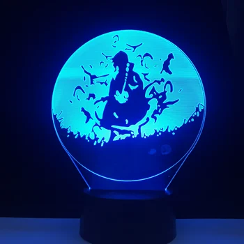 

NARUTO 3d Lamp ITACHI CROWS LED ANIME LAMP Children Bedroom Decoration Remote Control Led Atmosphere Night Light Dropship