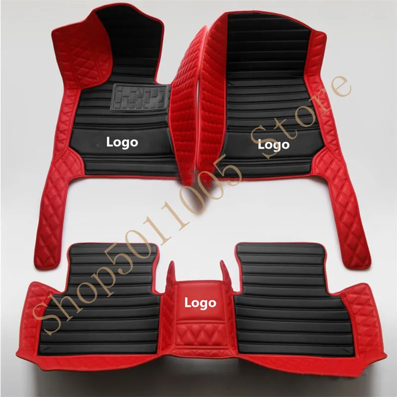 Custom car floor mats for Land Rover All Models Rover Range Evoque Sport Freelander Discovery 3 4 car styling tapetes para carro