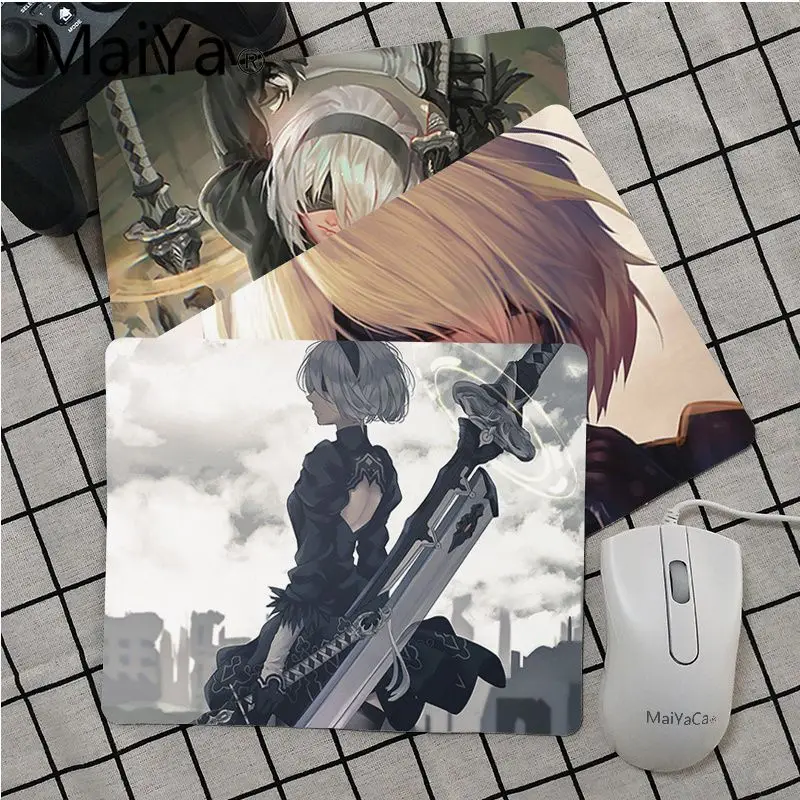Высококачественный красивый коврик Maiya NieR Automata YoRHa для мышки в стиле аниме лидер