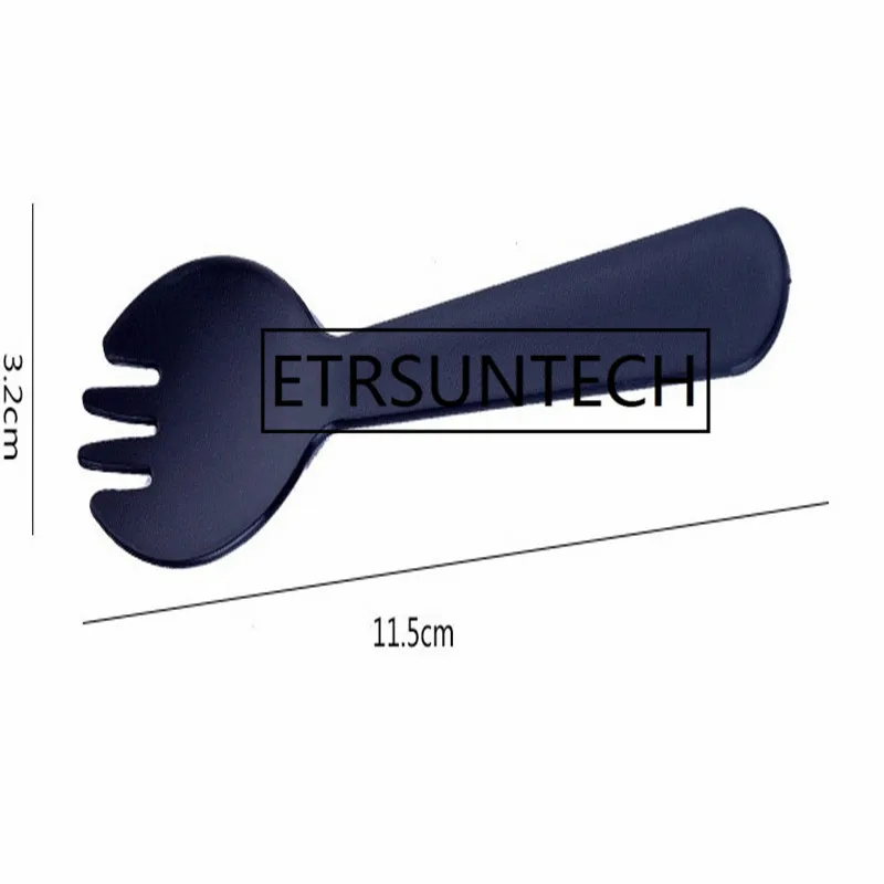 1000 шт одноразовая пластиковая вилка для торта многоцветный фруктовый десерт совок торт десерт Совок Вечерние прогулки пикника оптом