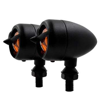 

Motorcycle Accessories Propeller-Shaped Turn Lights Retro Metal Turn Lights for Motorcycles