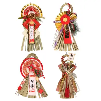 

Japanese Style New Year's Wall Pendant Pine Exorcise Evil Ornament for Home Door Decoration