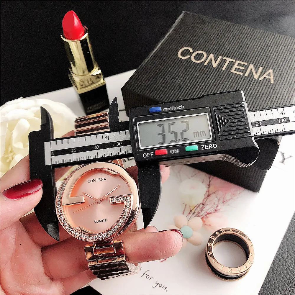Montre Femme, новинка, женские часы из розового золота, Известный Топ бренд, роскошные женские наручные часы из нержавеющей стали, женские кварцевые часы
