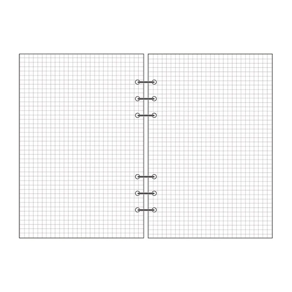 A5 A6 A7 Loose Leaf Notebook Refill Spiral Binder Planner Inner Page Inside Paper Dairy Weekly Monthly Plan To do Line Dot grid