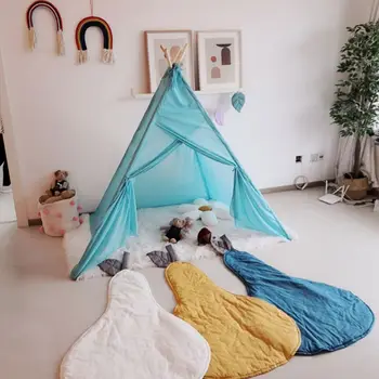 

OOTDTY 3 Colors Cute Pear Shaped Baby Crawl Pad Cushion Soft Playing Mat Newborn Crawling Carpet for Kid Children Room Decor