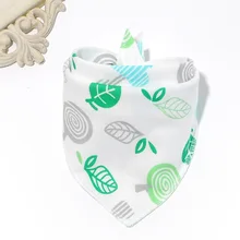 Детский треугольный комбинезон с принтом, двухслойный детский мультяшный комбинезон, нагрудники из чистого хлопка для мужчин и женщин, детский треугольный переплет