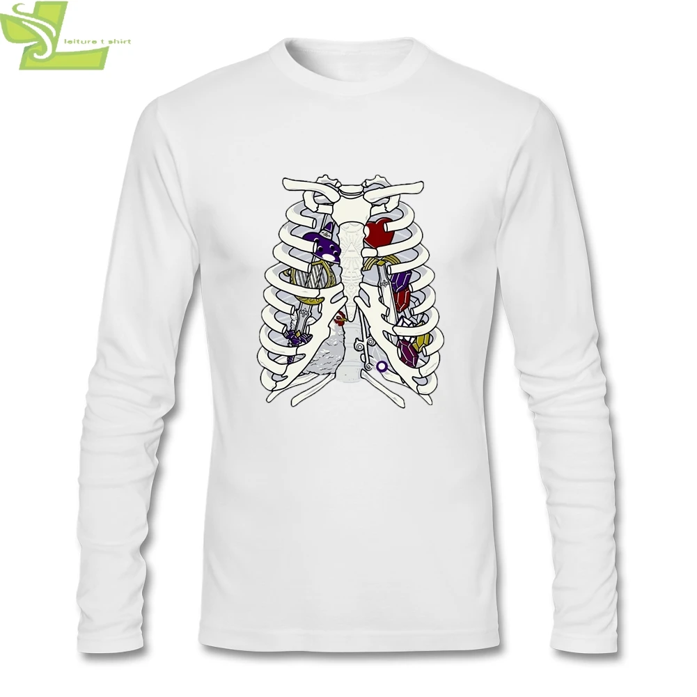Легенда о Зельде рок футболка мужская рубашка с длинным рукавом CrewNeck Хлопковая мужская рубашка xxxl - Цвет: Белый