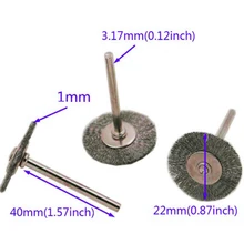 Резка проволоки из нержавеющей стали колеса щетка полировка шлифования для сверла шлифовальный станок