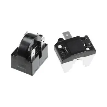 Refrigerator PTC Starter Relay 15 Ohm 3 Pin + Thermal Overload Protector 1/6HP refrigerator ptc starter relay 33 ohm 2 pin compressor overload protector