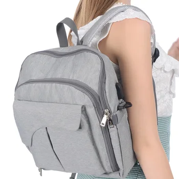 

Mummy Nappy Bag Large Capacity Nappy Bag Travel Backpack Nursing Bag for Daddy and Mom Baby Organizer for Dipper