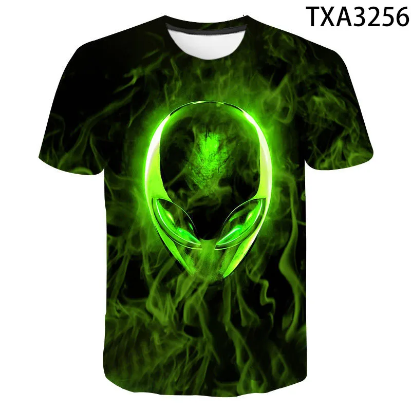 

2020 New 3D Printed Tshirts Men Women Children Alien Boy Girl Kids fashion Casual T-shirt Children Short Sleeve Cartoon Tops Tee
