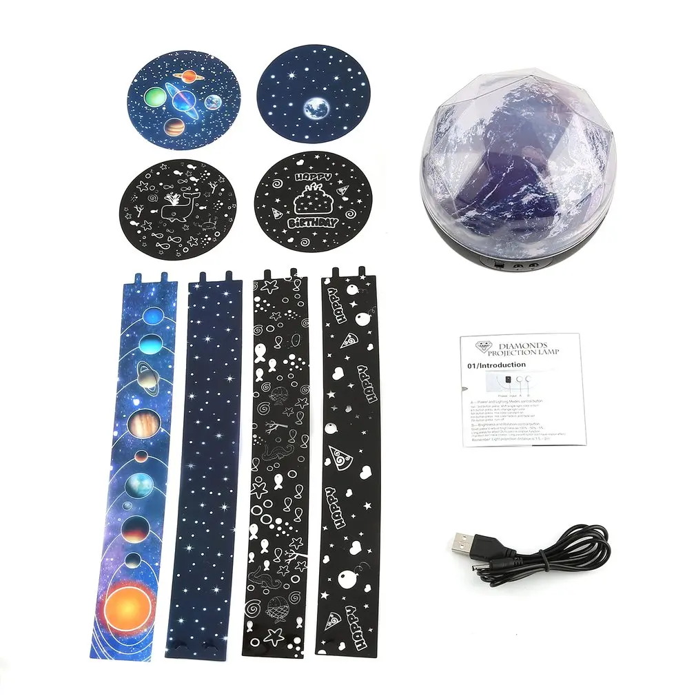 

Diammable Usb Battery Night Light Star Sky Galaxy Projector Lamp For Children Kids Bedroom Bedside Decoration Light