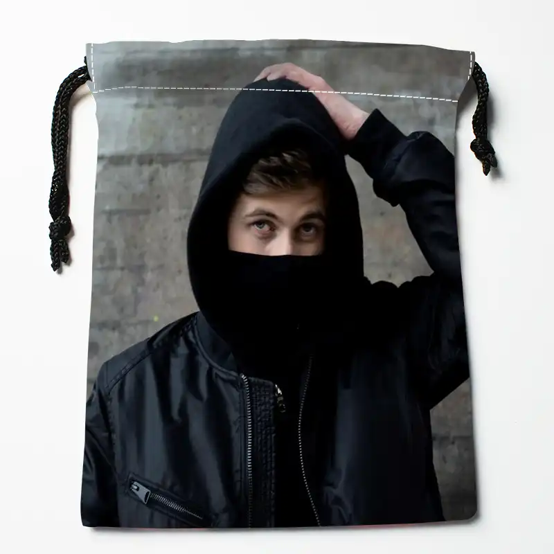 Custom Alan Walker Drawstring Bags Dust Proof Fashion Pattern Print Storage Bags Boys Girls Birthday Gift Bag Size 18x22cm Storage Bags Aliexpress