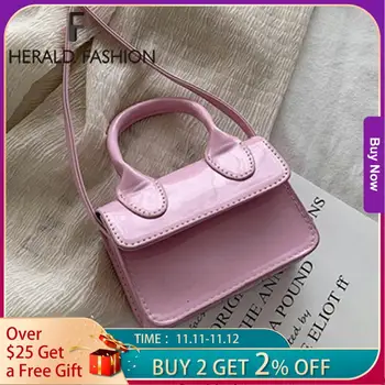 

Fashion Super Mini Handbags for Women Cute Shoulder Bags Luxury Designer Small Crossbody Bags Solid Color Girls Messenger Bags