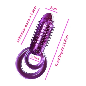 Erotic Ring Penis Vibrator Cock Delay Ejaculation Adult Game Sex Toys For Men Couples Strapon Clitoral Stimulator Bullet Massage 6