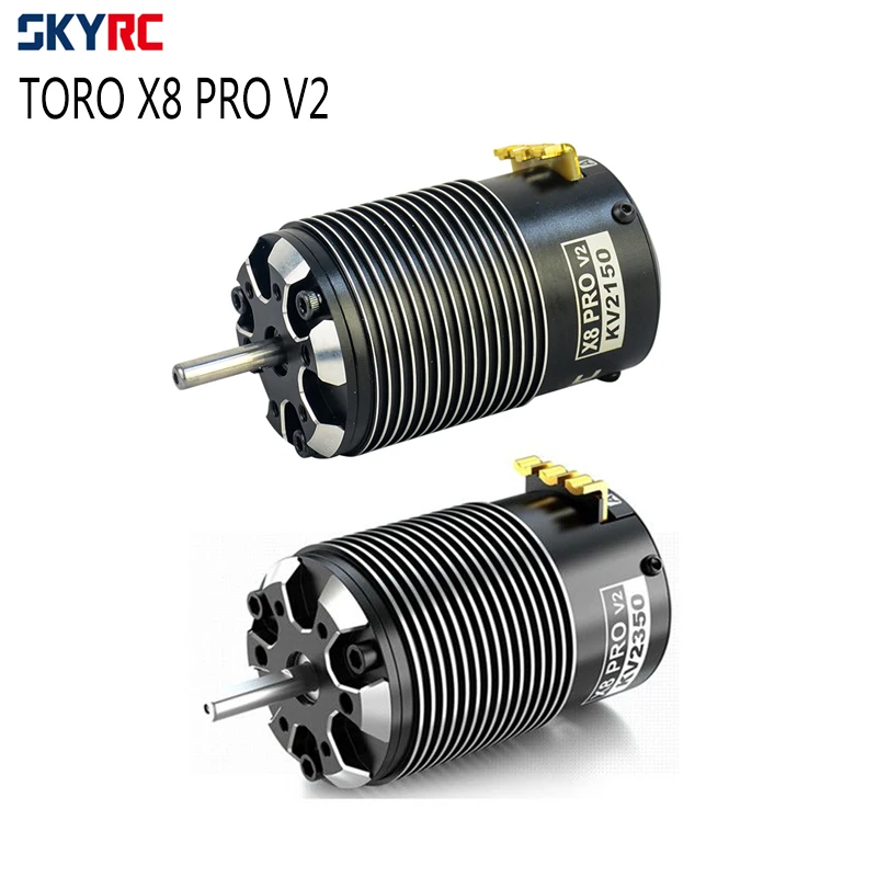 SKYRC TORO X8 PRO V2 2150KV & 2350KV для 1/8 бесщеточный двигатель RC автомобиля|Детали и