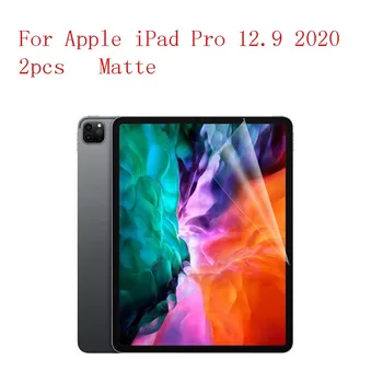 

Anti-glare New HD Clear Anti Shatter Screen Protector Film For Apple iPad Pro 12.9 2020 protective 2pcs in 1 package