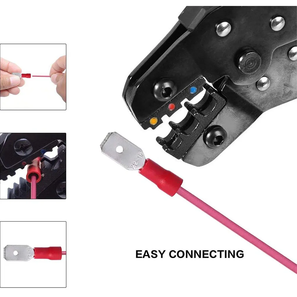 1400pcs Equipment Copper Electrical Wire Connectors Terminal Set Assorted Anti Corrosion Insulated Durable Tool Automobiles