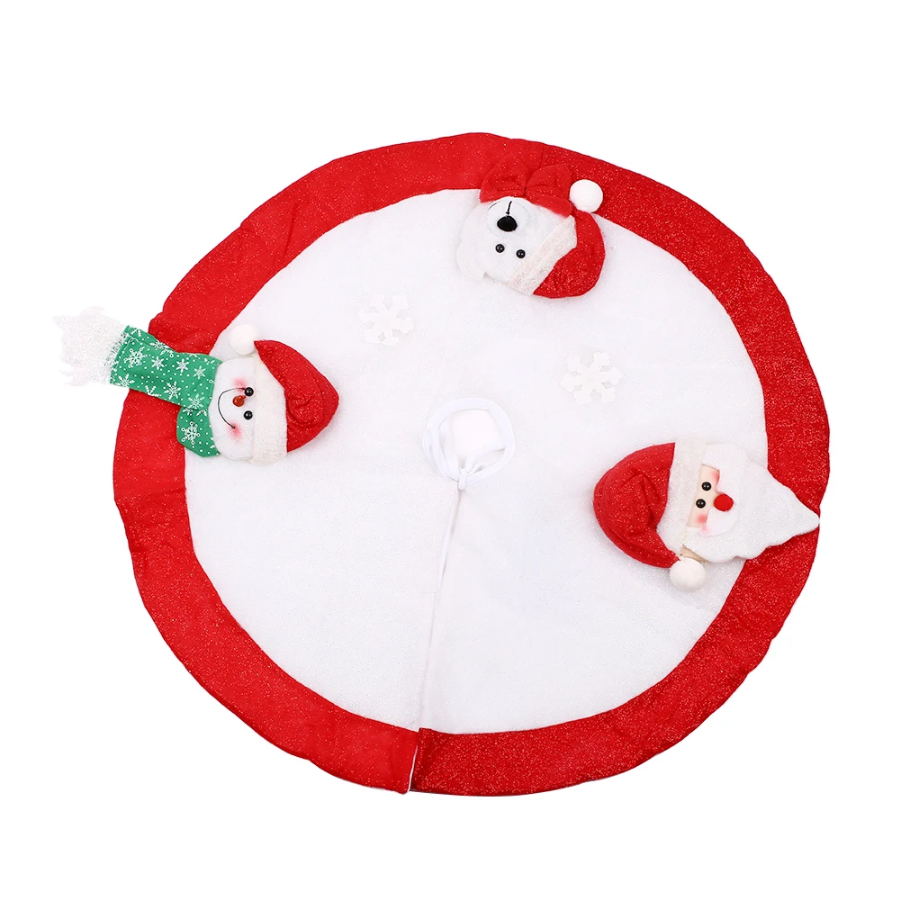 Santa Claus Christmas Tree Skirt Stands Ornaments Xmas Party Decoration JJ !