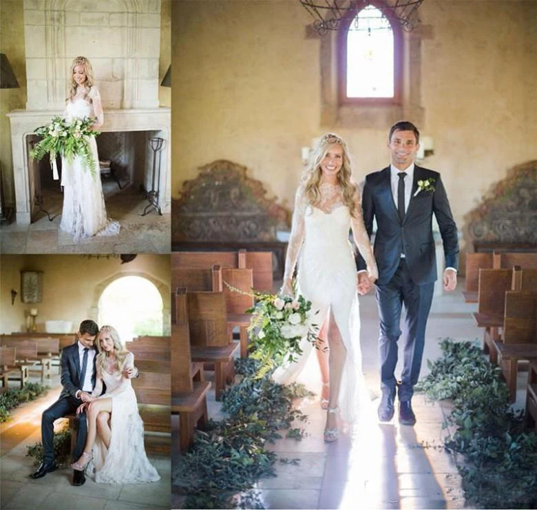 cheap-2017-custom-made-lace-bohemian-wedding-dresses-sheath-long-sleeves-vintage-sheer-high-neck-front-slit-bridal-gowns-sweep-train