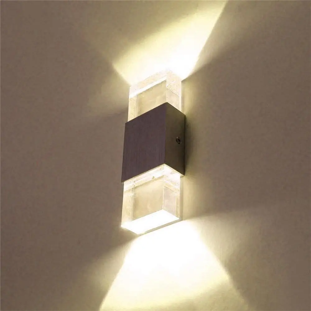 

Modern led wall light 6W Up Down acrylic wall sconce Indoor Wall mounted Home decor led wall lamp
