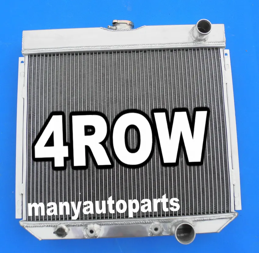 4 алюминиевый радиатор с сердечником для 1963 1969 Ford Fairlane 1967 Mustang + A FAN| |