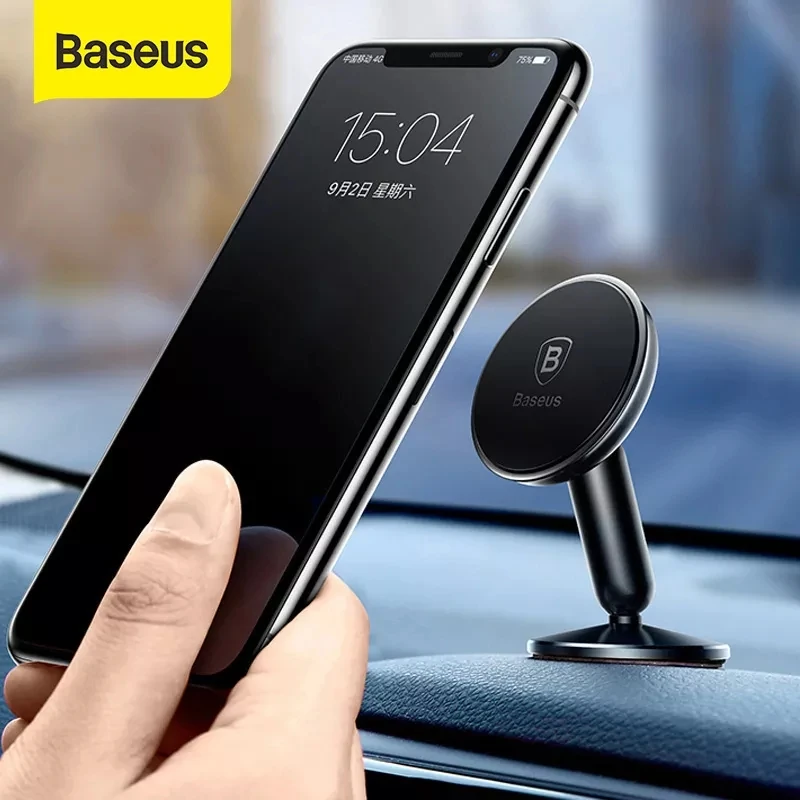 Baseus Magnetic Car Phone Holder Universal Stand Mount Dashboard Mobile For iPhone X 8 Xiaomi Mix2 | Мобильные телефоны и