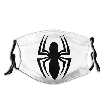 

Spider Man Mouth Face Mask Spider-Man Spider Logo Facial Mask Kawai Funny with 2 Filters for Adult