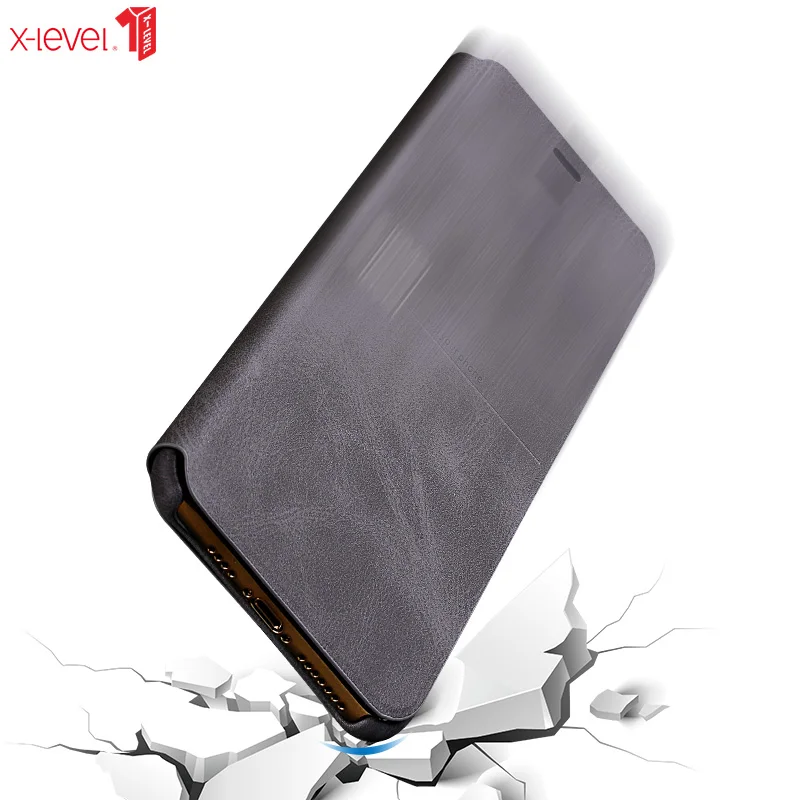 X-Level Премиум кожаный чехол s для нового iPhone 11 Pro XS Max XR X 8 8 6 6S 7 Plus полный защитный деловой чехол