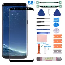 Переднее стекло экрана с заменой Ремкомплект для samsung Galaxy S8/S8Plus/S9/S9Plus/S10/S10Plus