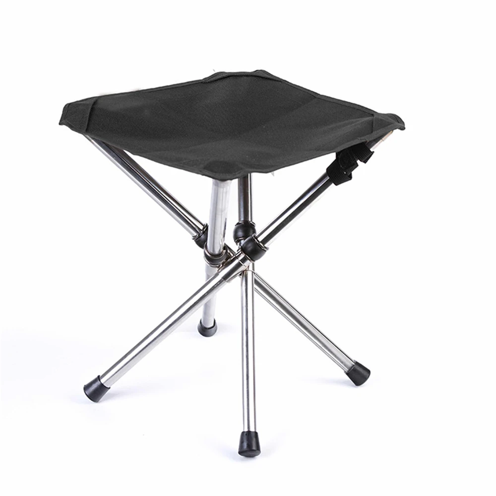 Stainless Steel Outdoor Portable Folding Fishing Chair Picnic Camping Stool Folding Chairs Camping Chair Lawn Beach folding stool,folding chair