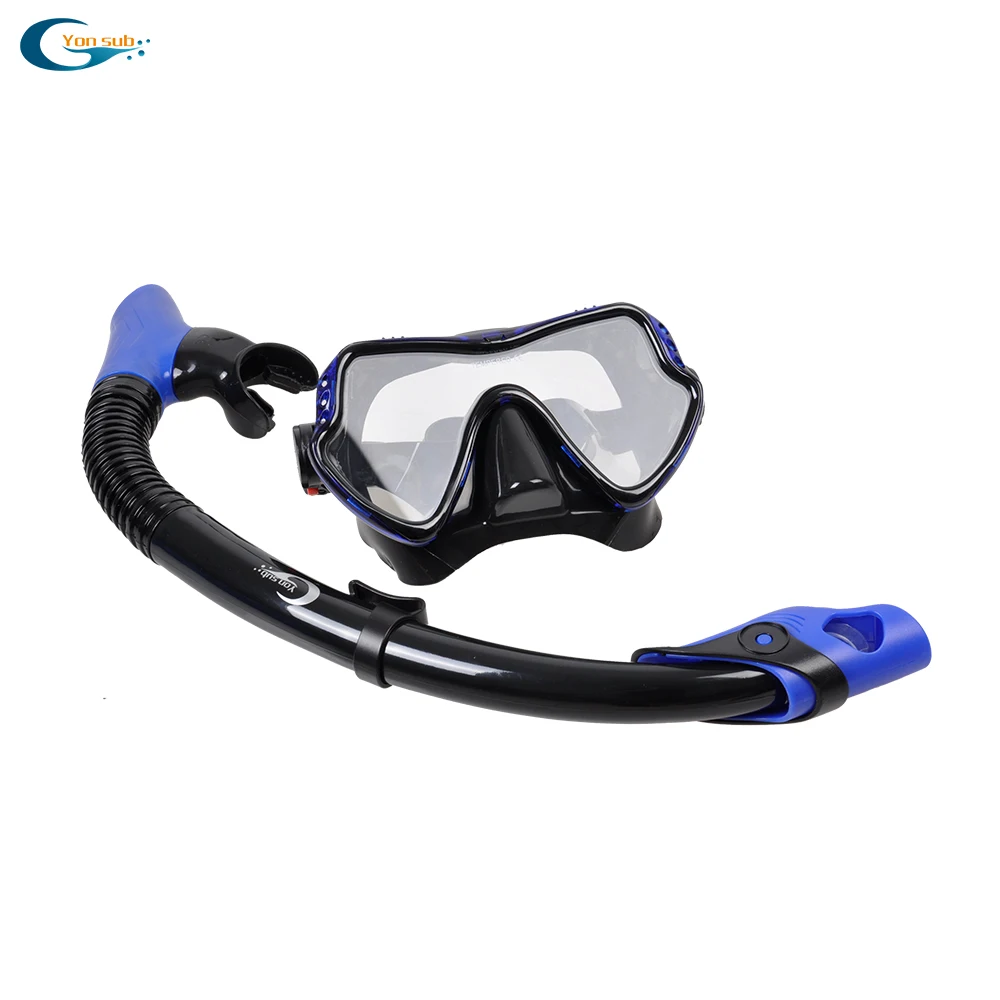 Бесплатная доставка силиконовая маска для дайвинга Подводная маска подводные плавательные очки сухие трубки для подводного плавания